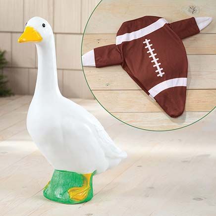 View product details for Gaggleville® Large Goose and Football Outfit Bundle