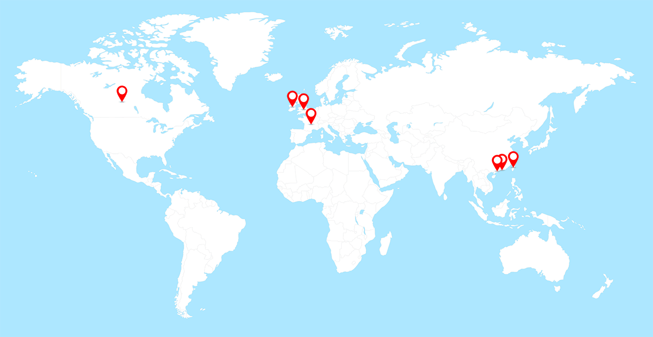 International Map Locations