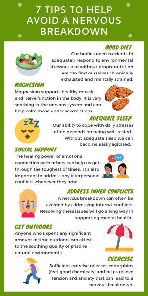 7 Tips to Help Avoid a Nervous Breakdown Tips to help avoid a nervous breakdown