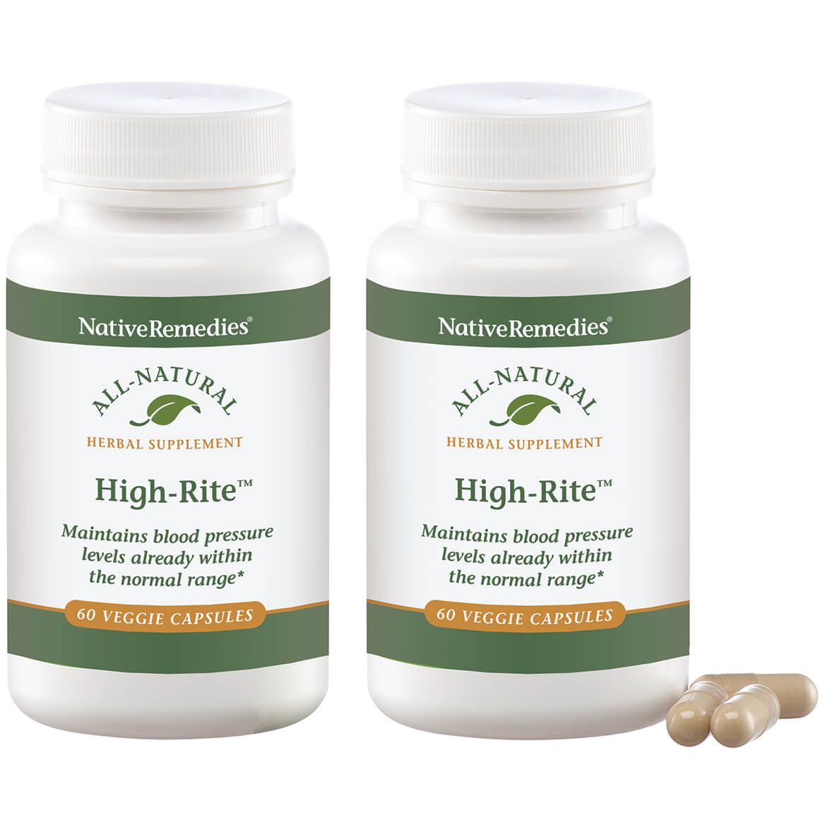 Native Remedies® High-Rite™ Veggie Cap 2-Pack + '-' + 374255