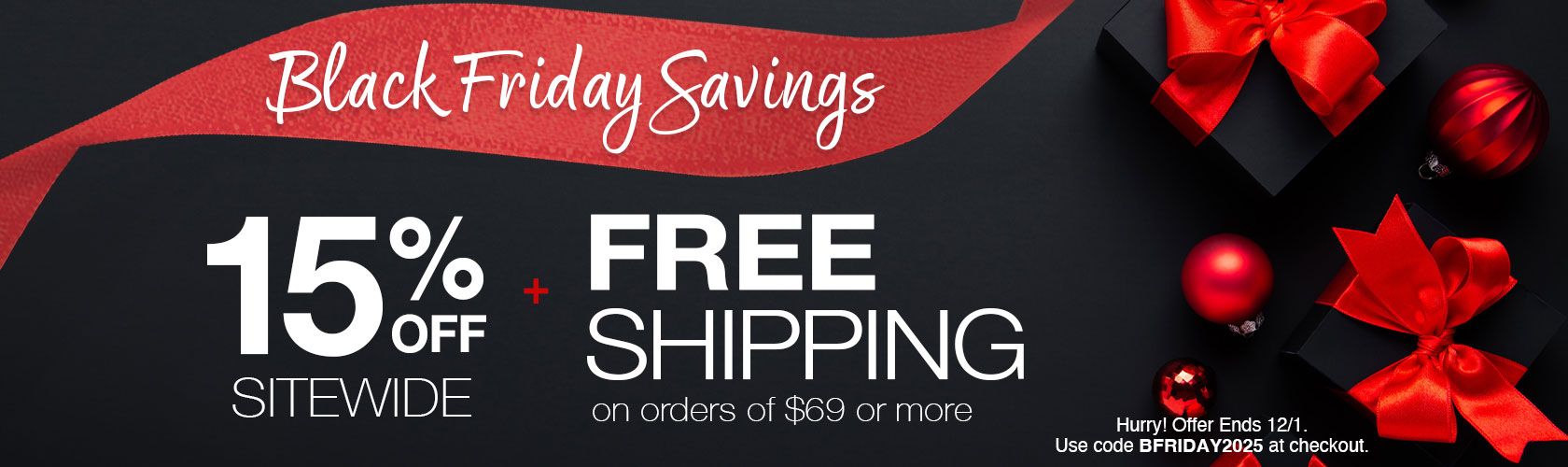 Black Friday Savings