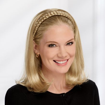 Paula Young® Double Braid Headband with Hair-379287