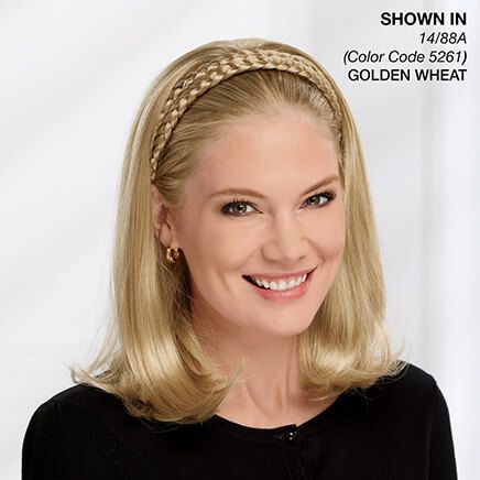 Paula Young® Double Braid Headband with Hair-379287