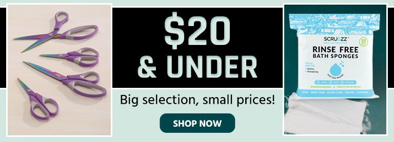 Shop $20 & Under