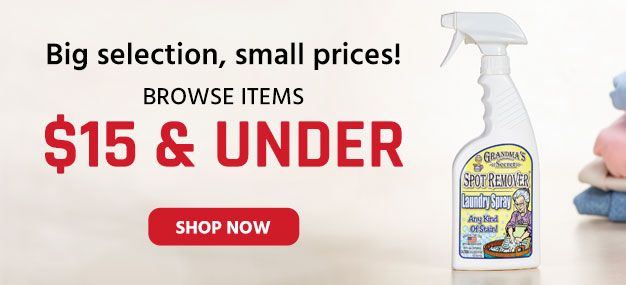 Shop $15 & Under