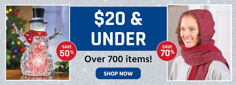 Shop $20 & Under