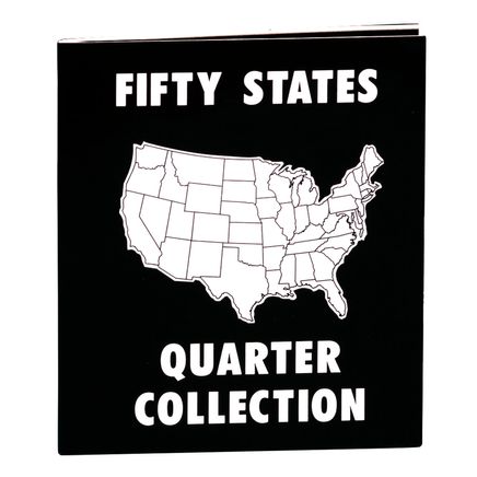 View product details for Commemorative State Quarters Black White Album