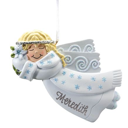 Personalized Birthstone Angel Ornament-343000