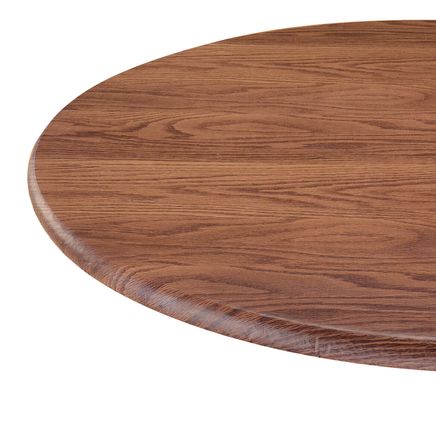 Wood Grain Vinyl Elasticized Table Cover-344622