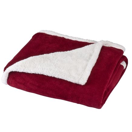 Ultra-Plush Microfiber Sherpa Throw by OakRidge™-350029
