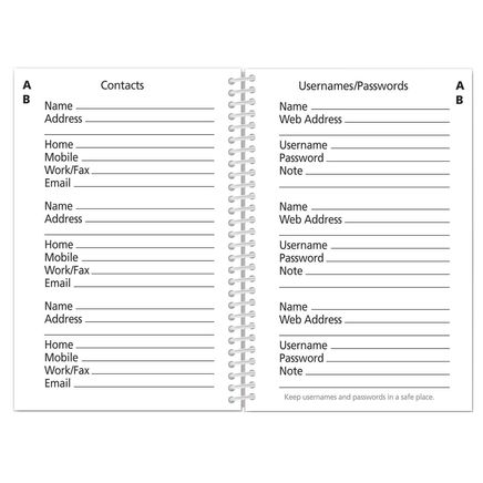 Large Print Address, Email & Password Book-352395