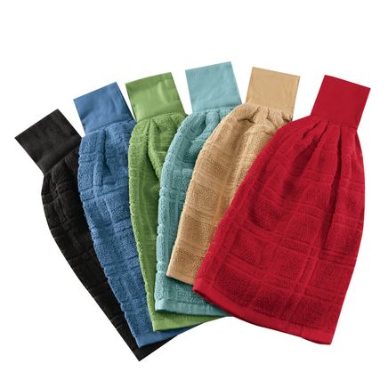 Cotton Hanging Towel, Solid-354569