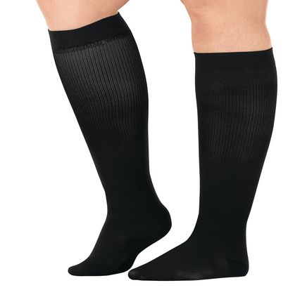 Silver Steps™ Wide Calf Compression Socks, 8–15 mmHg-358893