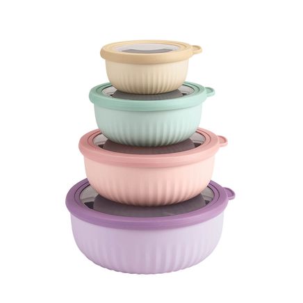 Cap Tight Deluxe Storage Containers, Set of 4-369400