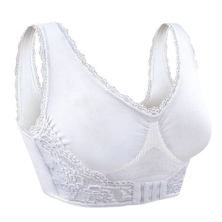 Lovely Lace Front Hook Bra-369764