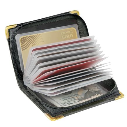 RFID Zip Up Security ID Credit Card Case-369955