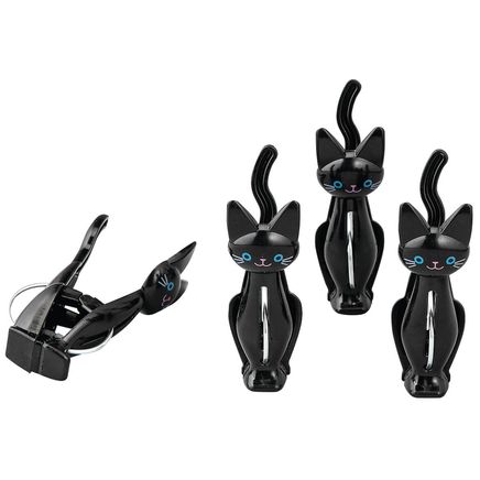 Cat Bag Clips, Set of 4-371630