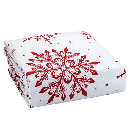 Snowflake Flannel Sheet Set by OakRidge™-372120
