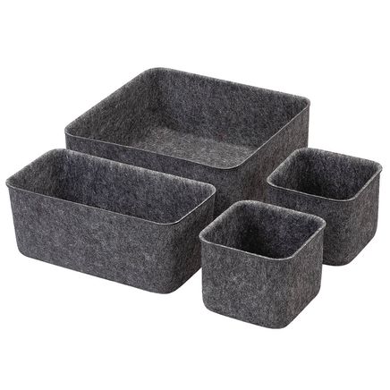 View product details for Felt Drawer Organizers, Set of 4