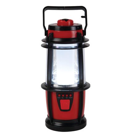 FM Radio LED Lantern with Pull-Out Flashlight by LivingSURE™-374135