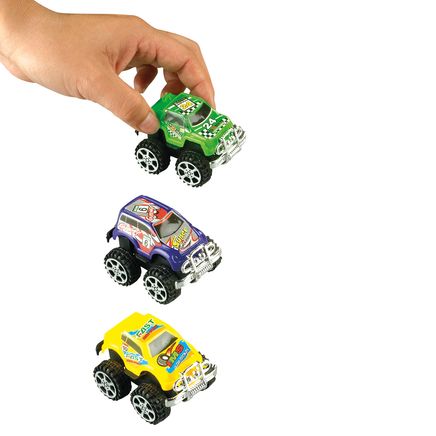 View product details for Pull-Back Off-Road Toy Truck, Set of 3