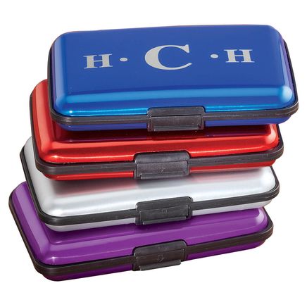 Personalized Monogram Aluminum Credit Card Holder-375569