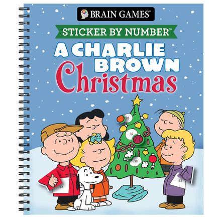 Brain Games® Sticker by Number™ A Charlie Brown Christmas-376012