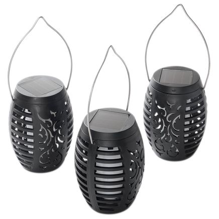 Hanging Dancing Flame Lights by Fox River™ Creations, Set of 3-376436