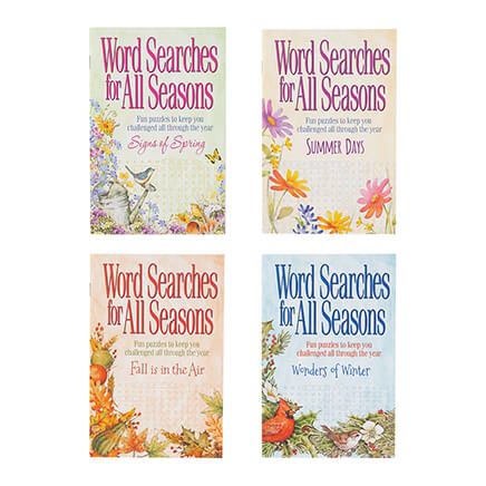 View product details for Word Searches for All Seasons, Set of 4