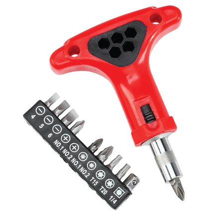 T-Handle Ratchet Driver Set By LivingSURE™-376560