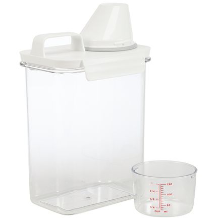 Storage Container with Attached Measuring Cup by Chef's Pride™-376575