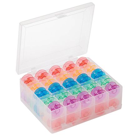 Double-Sided Bobbin Box with 50 Bobbins-376793