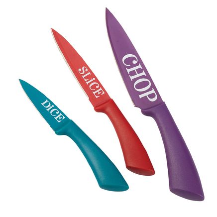 3-pc. Kitchen Chop, Slice and Dice Knife Set by Chef's Pride-376860