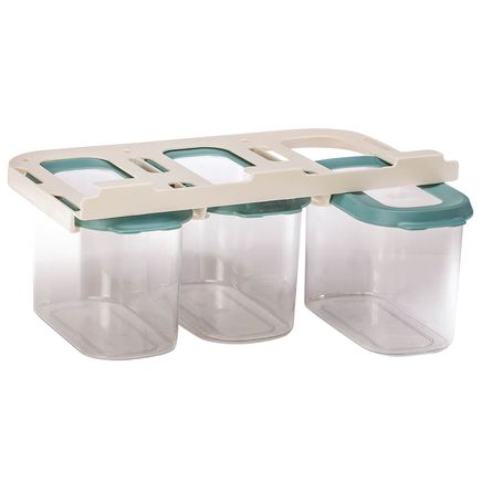 View product details for Under-Shelf Hanging Storage Container Set by Home Marketplace