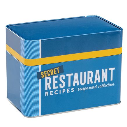 Secret Restaurant Recipe Card Collection Tin-376978