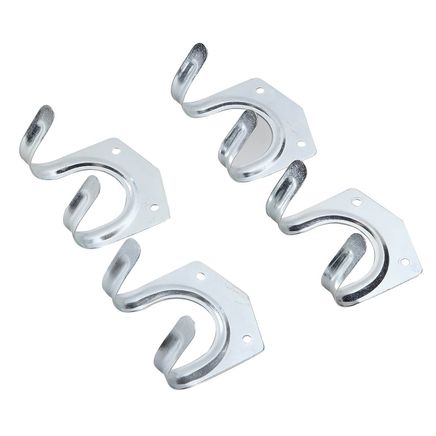 Galvanized Tool Hooks, Set of 4-377523