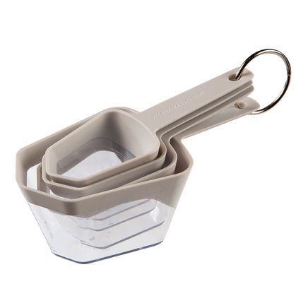 Clear View Dry Food Measure Scoops by Chef's Pride™, Set of 4-377586
