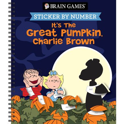 View product details for Brain Games® Sticker-by-Number™ Great Pumpkin Charlie Brown
