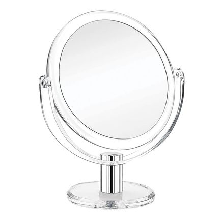 Dual-Sided Round Stand-Up Vanity Mirror-377722