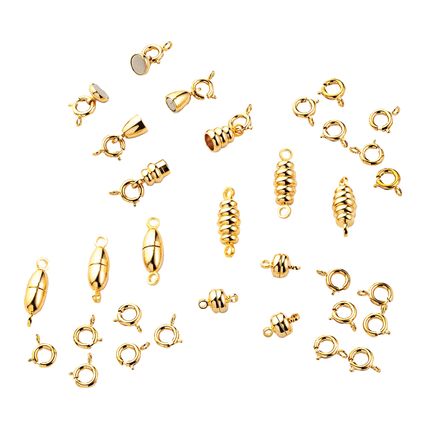 Assorted Magnetic Jewelry Clasps, Set of 12-377868