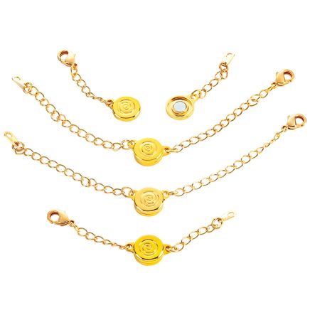 Locking Magnetic Jewelry Clasps with Extensions, Set of 4-377872