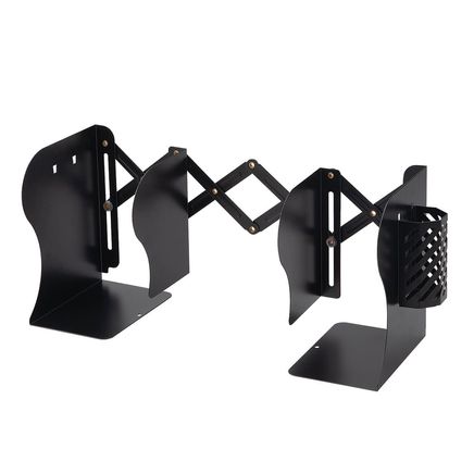 View product details for Adjustable Bookends with Pen Holder