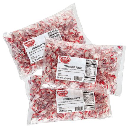 View product details for Red Bird Peppermint Puffs, 16 oz., Set of 3