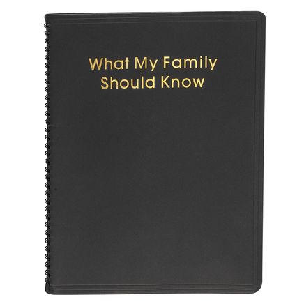 Things My Family Should Know Estate Planner-378456