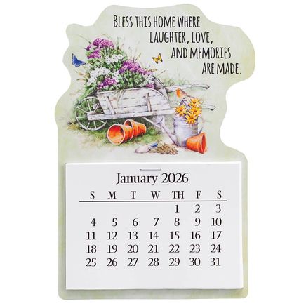 Bountiful Garden Large Magnetic Calendar-378622