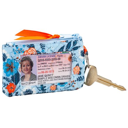 Quilted Zip ID Case-378637