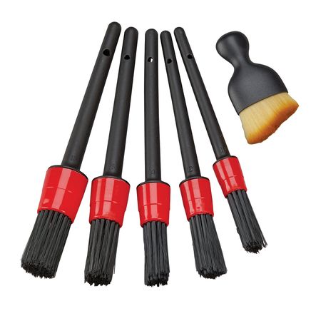 Auto Detail Brushes, Set of 6-378685