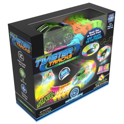 Twister Tracks Neon Glow Race Series-378693