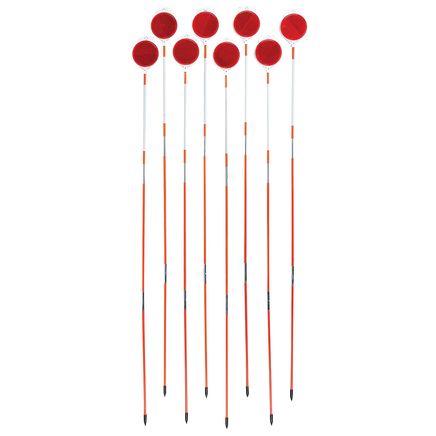 Orange Driveway Reflectors by LivingSURE™, Set of 8-378696