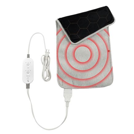 Calming Heat™ Copper and Charcoal Weighted Heating Pad-378777
